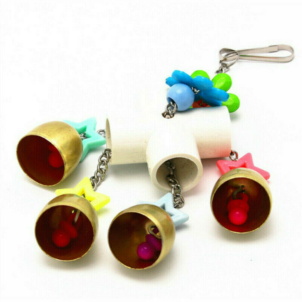 Parrot Bird Chew Toys Macaw African Grey Cotton Knot Large Rope Hanging Swing
