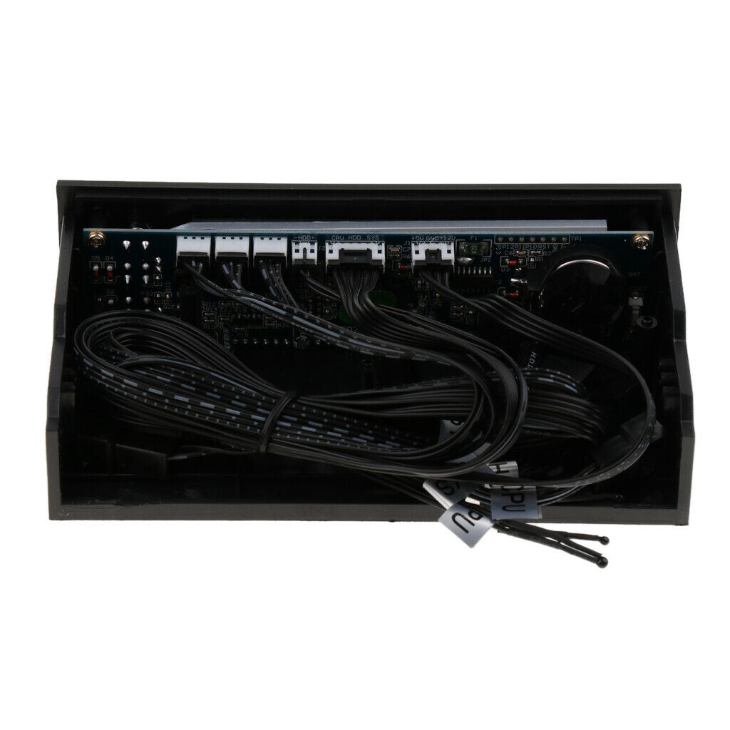2 Pieces 3 Fans Speed Controller Computer CPU Temperature Sensor Control LCD