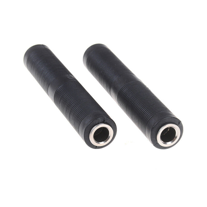 2x 6.35mm stereo female to female jack audio cable coupler adapter connec.l8
