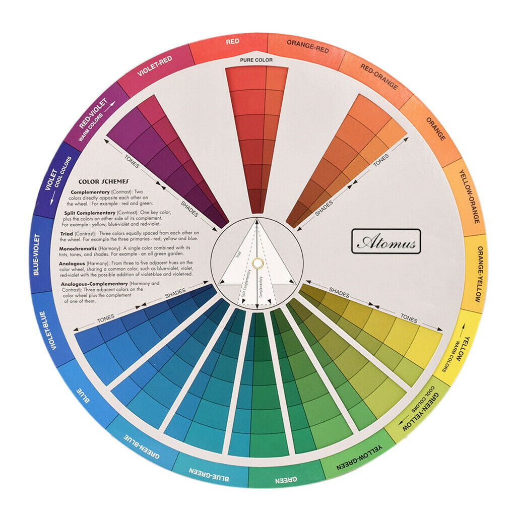 Tattoo Microblading Crafts DIY Color Matching Pigment Mixing Guide Palette