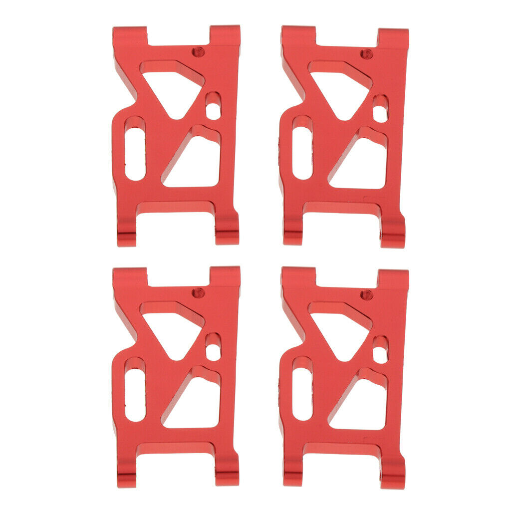 4x 1:14 RC Front Lower Swing Arms for WLtoys 144001 Car DIY Accessory Red