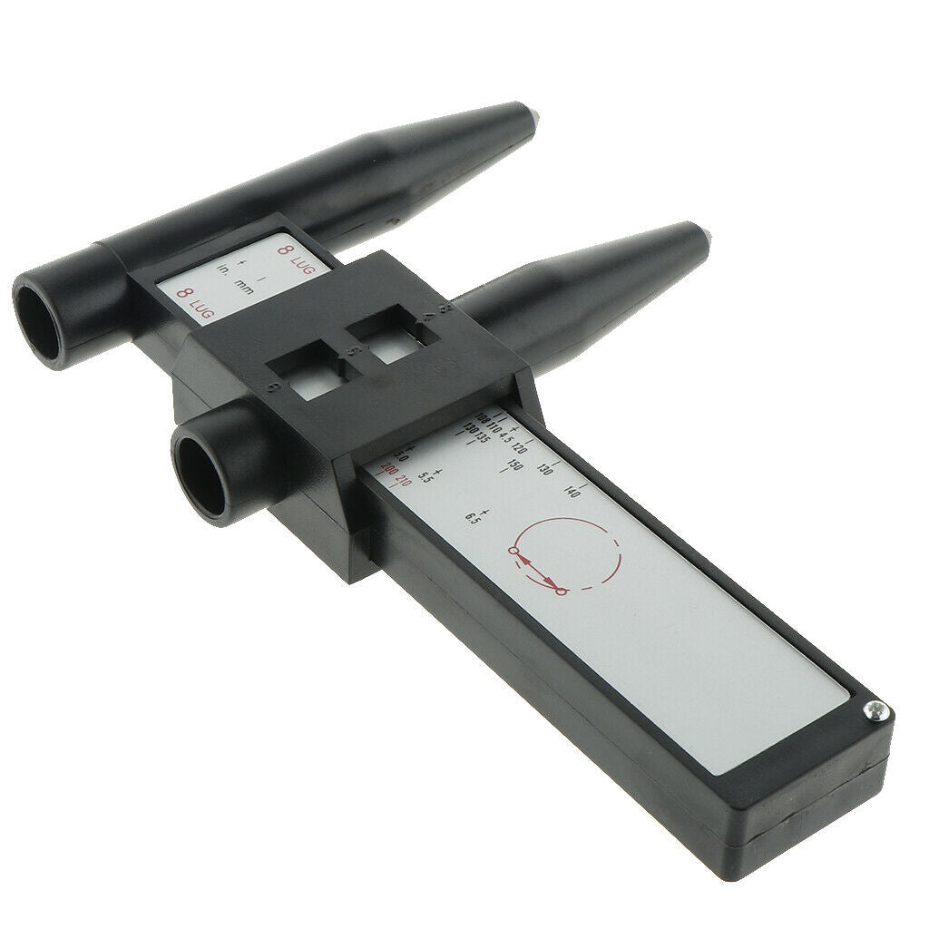 Wheel Rim  Pattern Measure Gauge Tool Common 4 5 6 8 Lug Car PCD Ruler