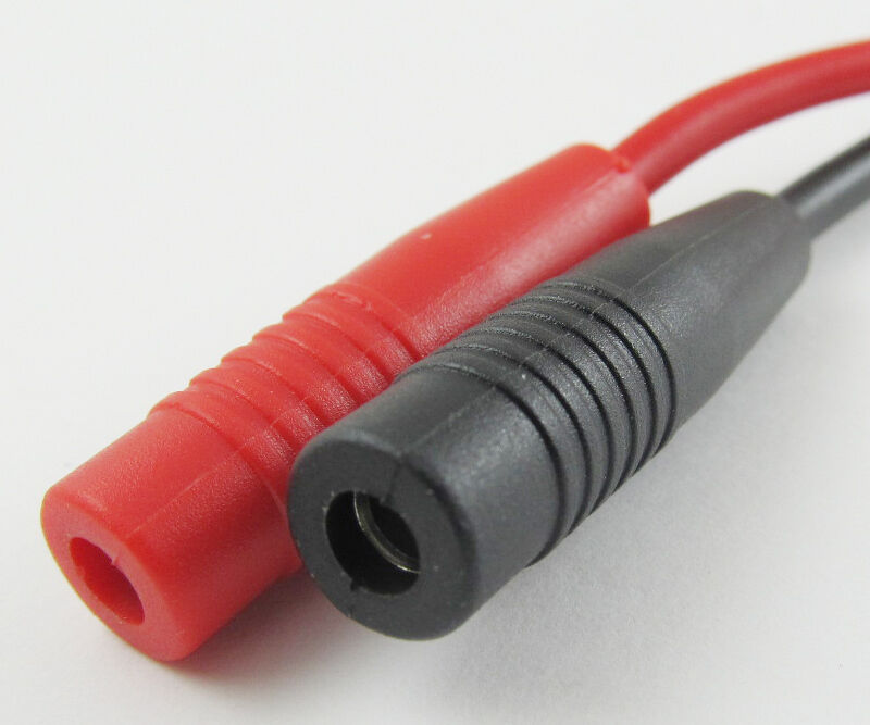 4pcs 0.5M Alligator Test Clip to 4mm Banana Jack extension Convert Silicon cable