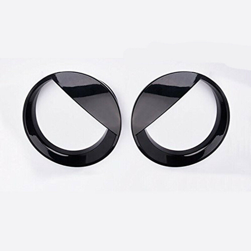2x Car Vehicle Chrome ABS Headlight Bezels Trim Cover for Jeep Patriot 2011-17