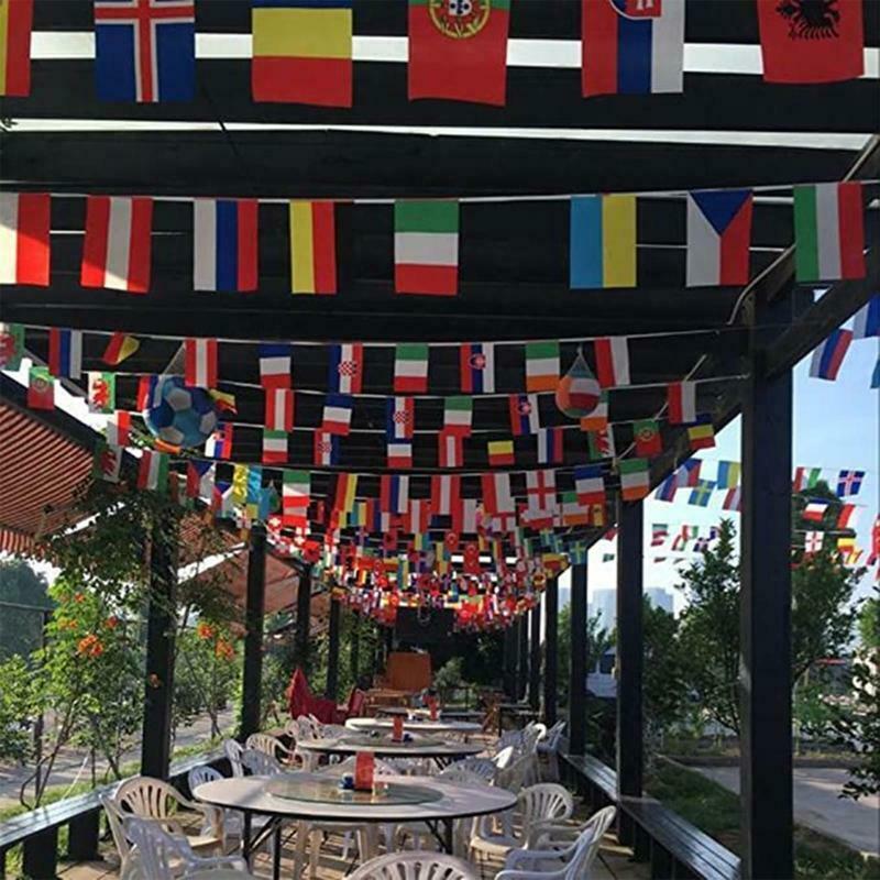 100 Countries String Flag International Bunting Pennant Banner Decoration