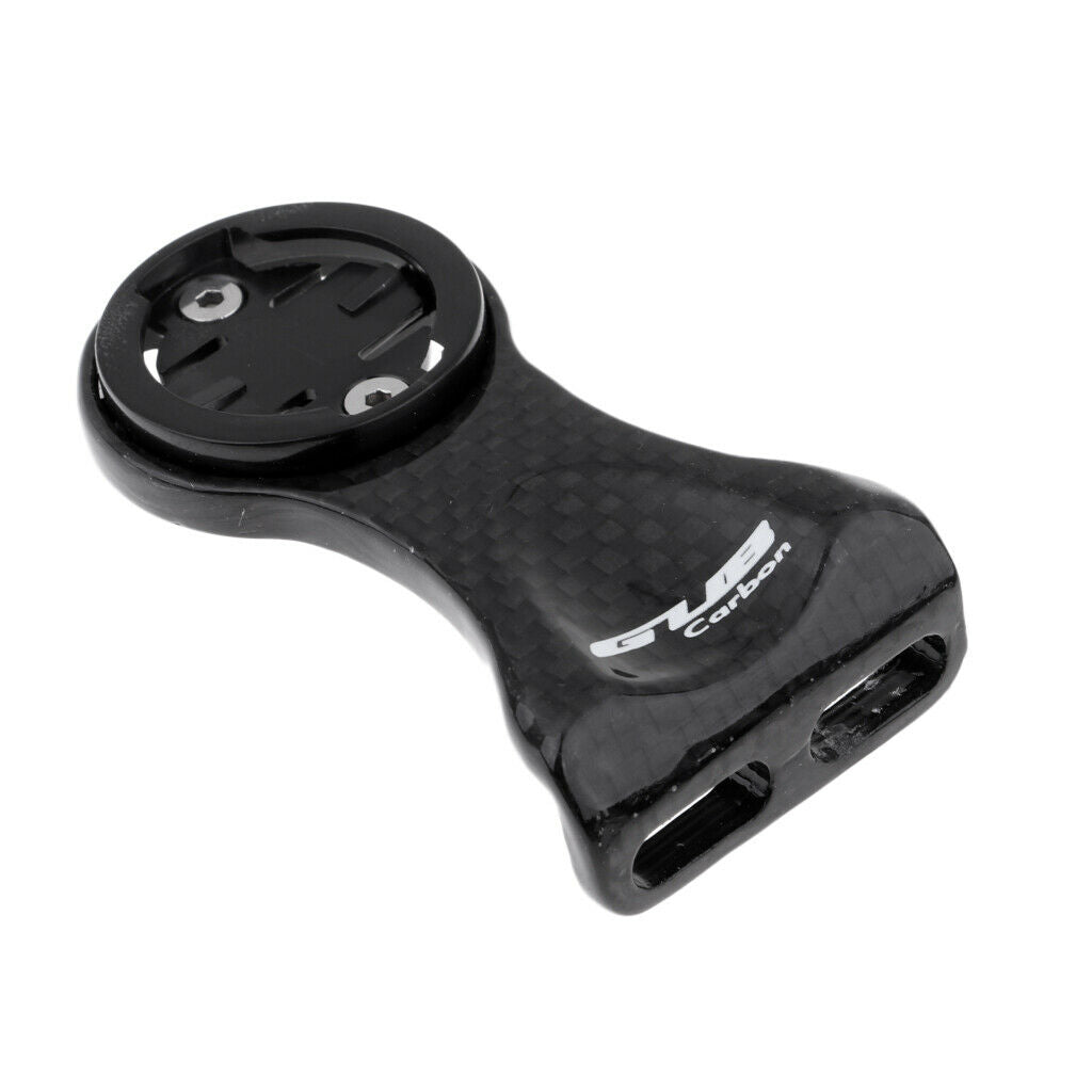 Carbon Fiber MTB Bike Computer Holder Cycling Front Stem Extension Bracket