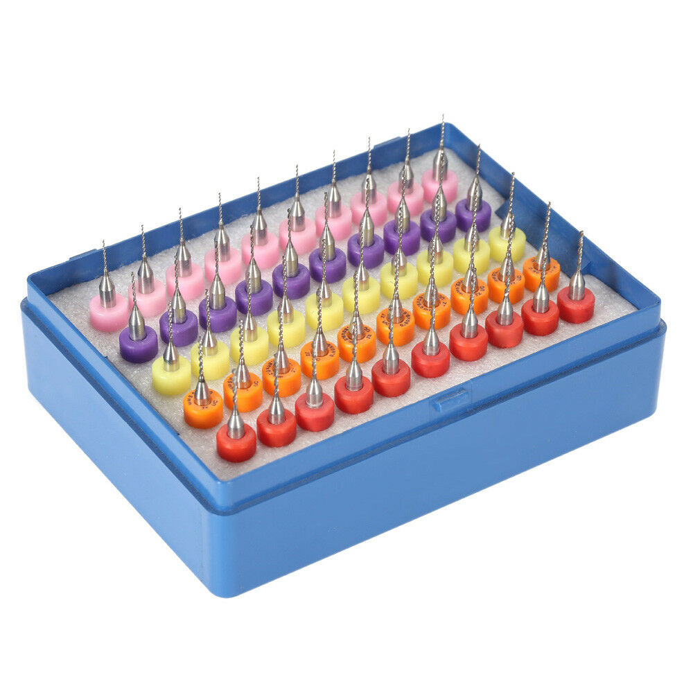 50pcs/set 0.5-0.9mm Tungsten Micro Drill Bit Engraving Tool for PCB Circuit Boar