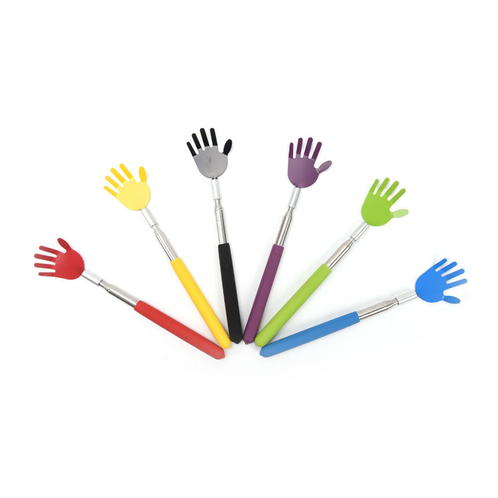 Metal Back Scratcher Telescopic Extendable Handy Pocket scrath  Heath Car.l8