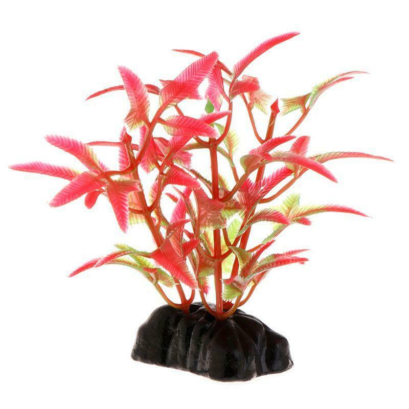 Aquatic Plant Aquarium Lifelike Plants Plastic Fish Tank Landscape Water Grass