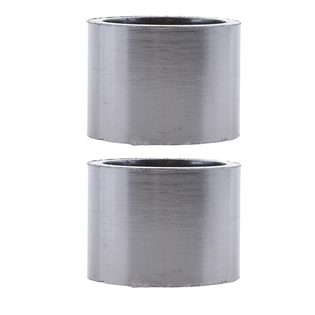 2x Motorcycle Exhaust Pipe Gasket for DirtBike / ATV / Scooter Muffler Part