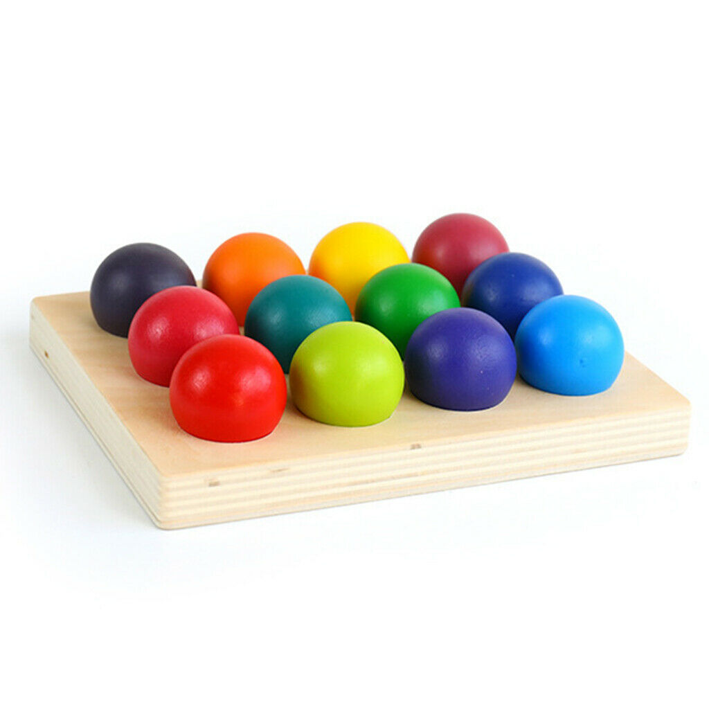 Rainbow Colorful Sorting Board Matching Game Educational Toys Puzzle Toys