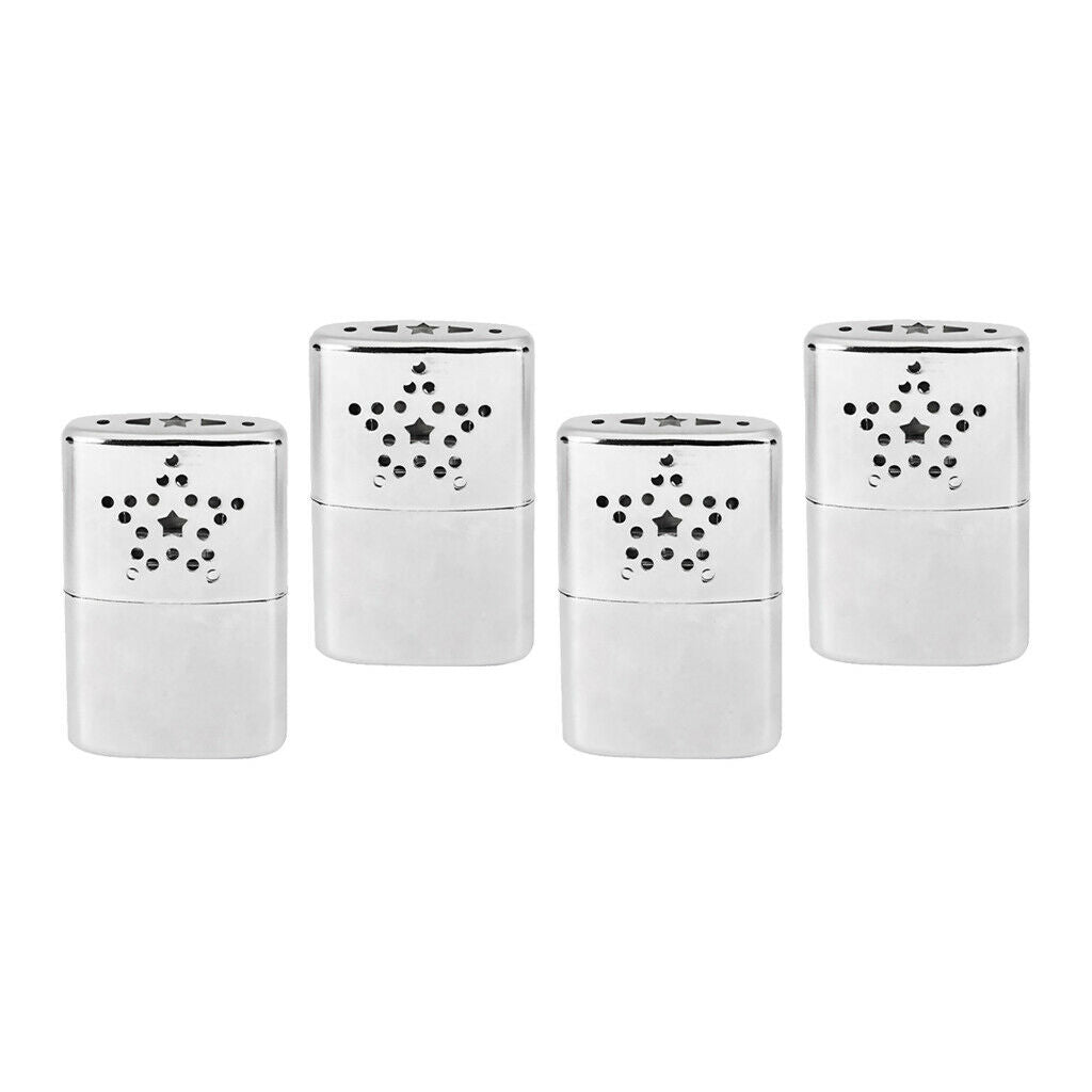4pcs/pack Portable Heater Handwarmer Refillable Hand Warmer Winter Walking