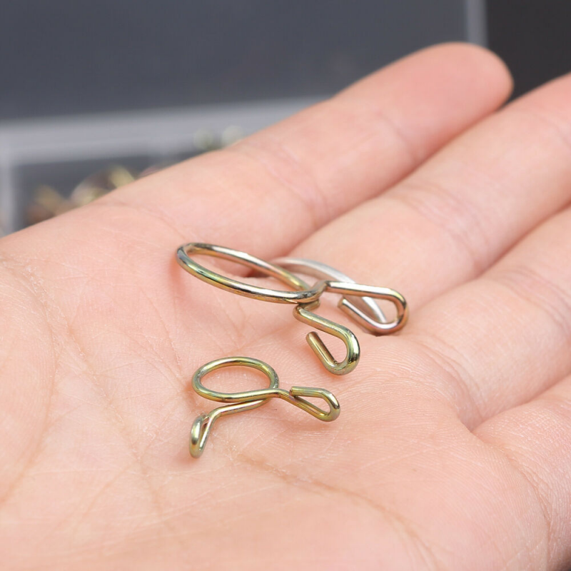 250Pcs M5 Mm-14 Mm Air Pipe Clamp Sorting Kit Spring Clamp Fuel Hose
