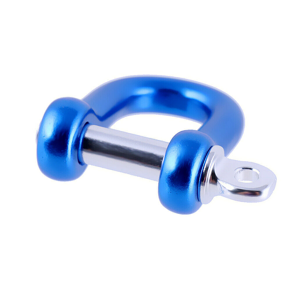 Stainless Adjustable Steel U-Shaped Climbing Lifesaving buckle Dark Blue
