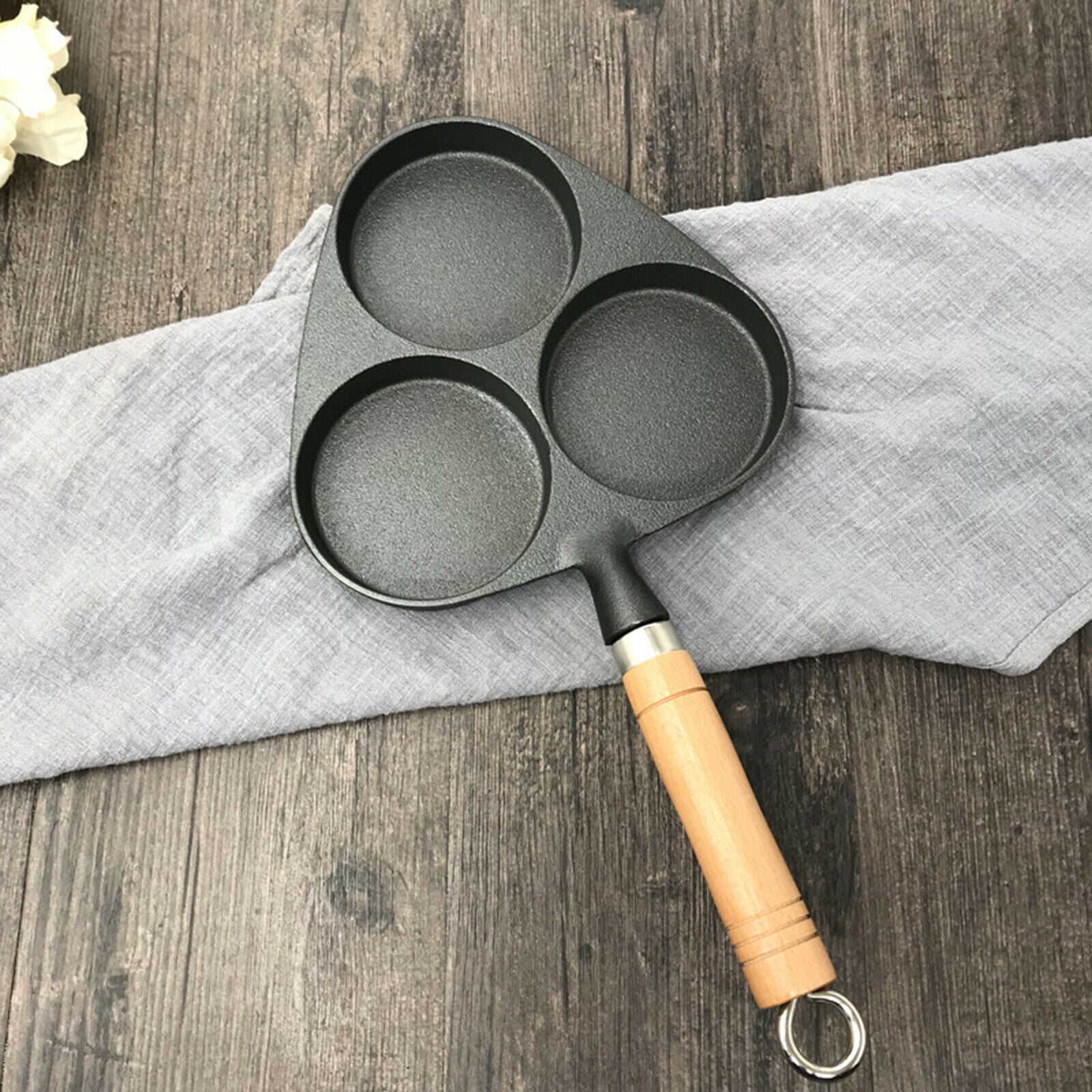 Non-Stick Egg Frying Pan Burger Omelet Pot Hem Making Fry Cooker Cookware