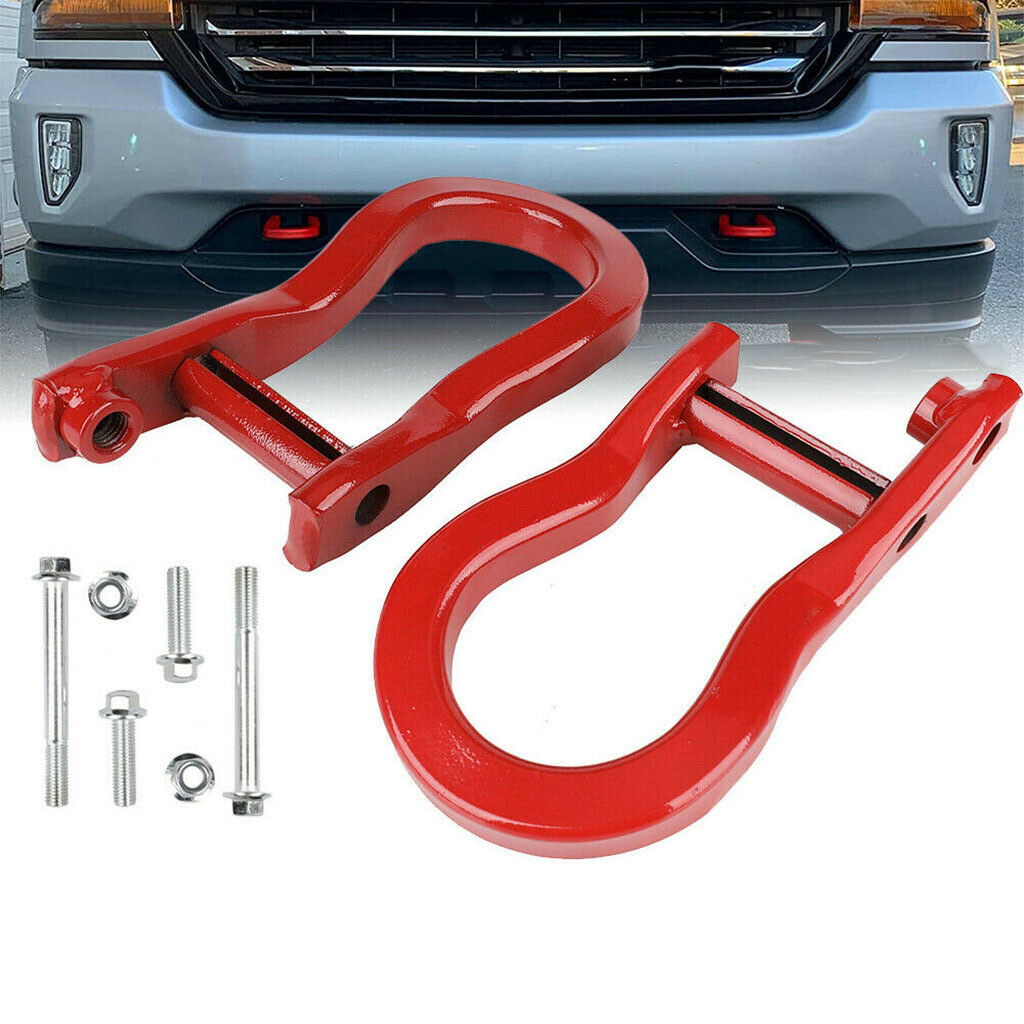 2x Car Front Tow Hooks for Chevrolet Silverado1500 LD 2019 Replace Parts Acc