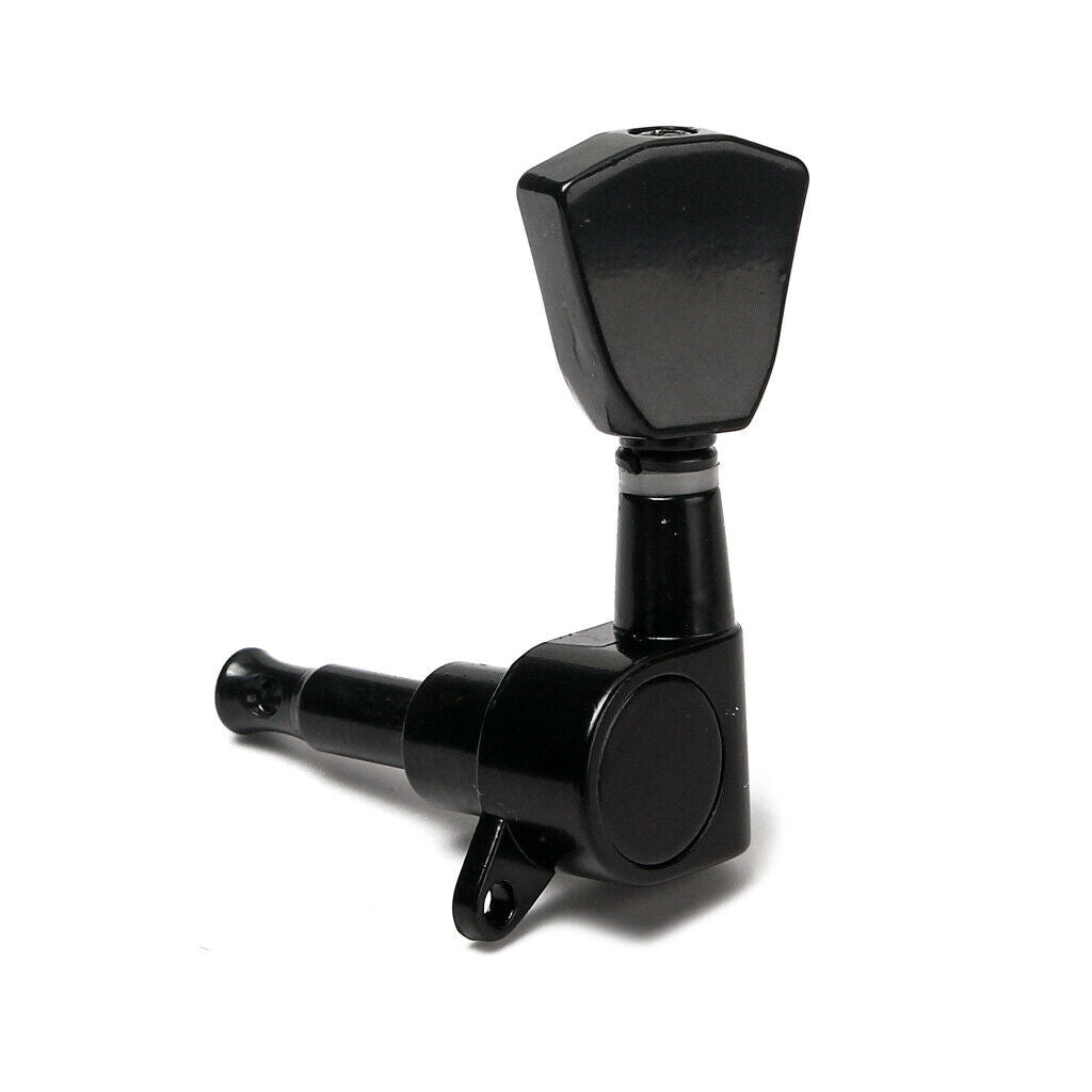 6 Guitar Black Tuning Pegs Tuners Machine Heads For