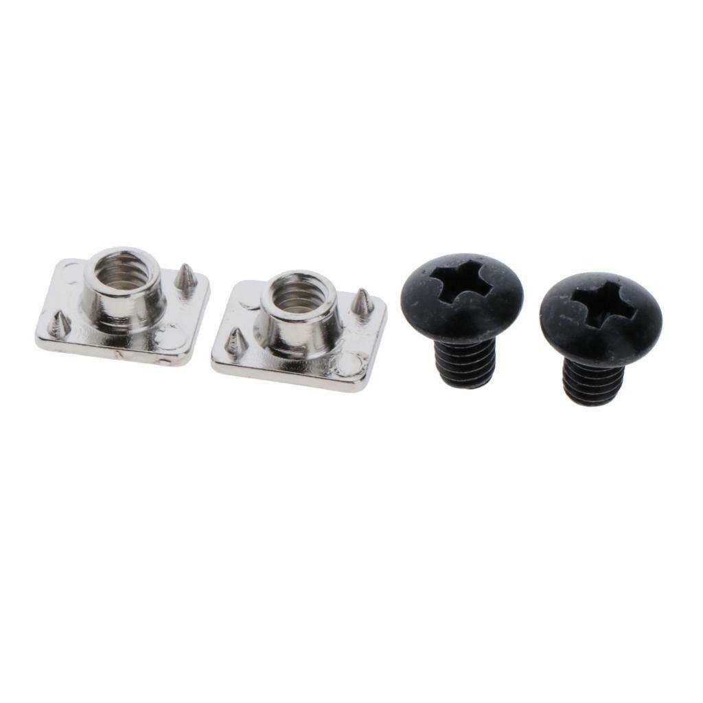 2X 2pcs Screws and Nuts for Roller Inline Skates Screws Binding Bolts Fastener