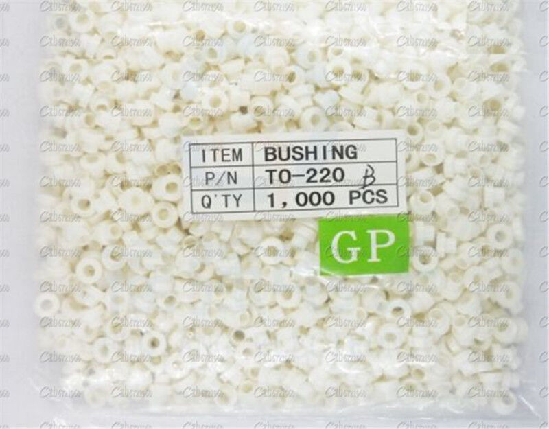 1000PCS Insulating Tablets Insulation Bushing TO-220 Transistor Pads Circle