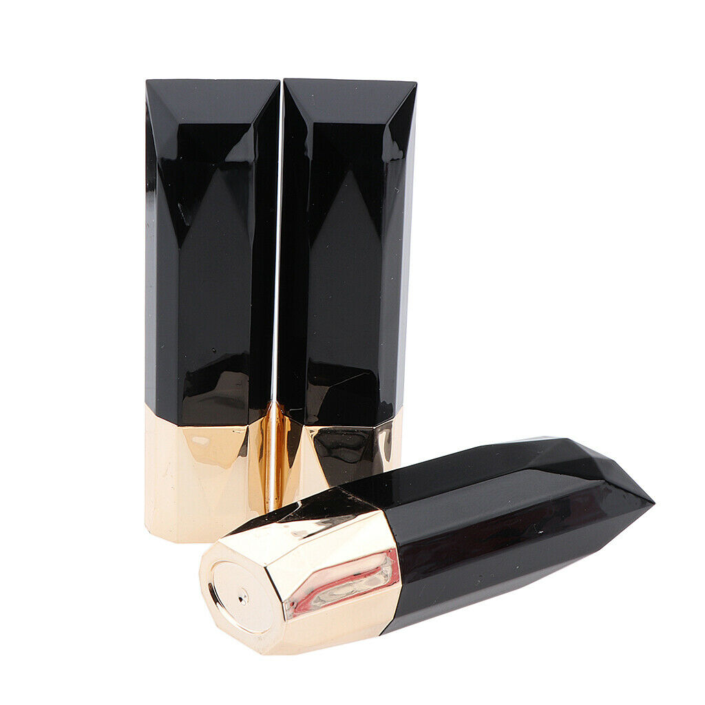 3pcs Lipstick Tube Lip Pigment Containers Cosmetic Case
