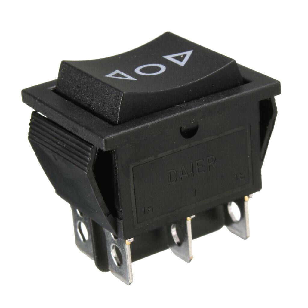 Qty(4) 6-Pin DPDT Power Window Momentary Rocker Switch 250V/10A 125V/15A