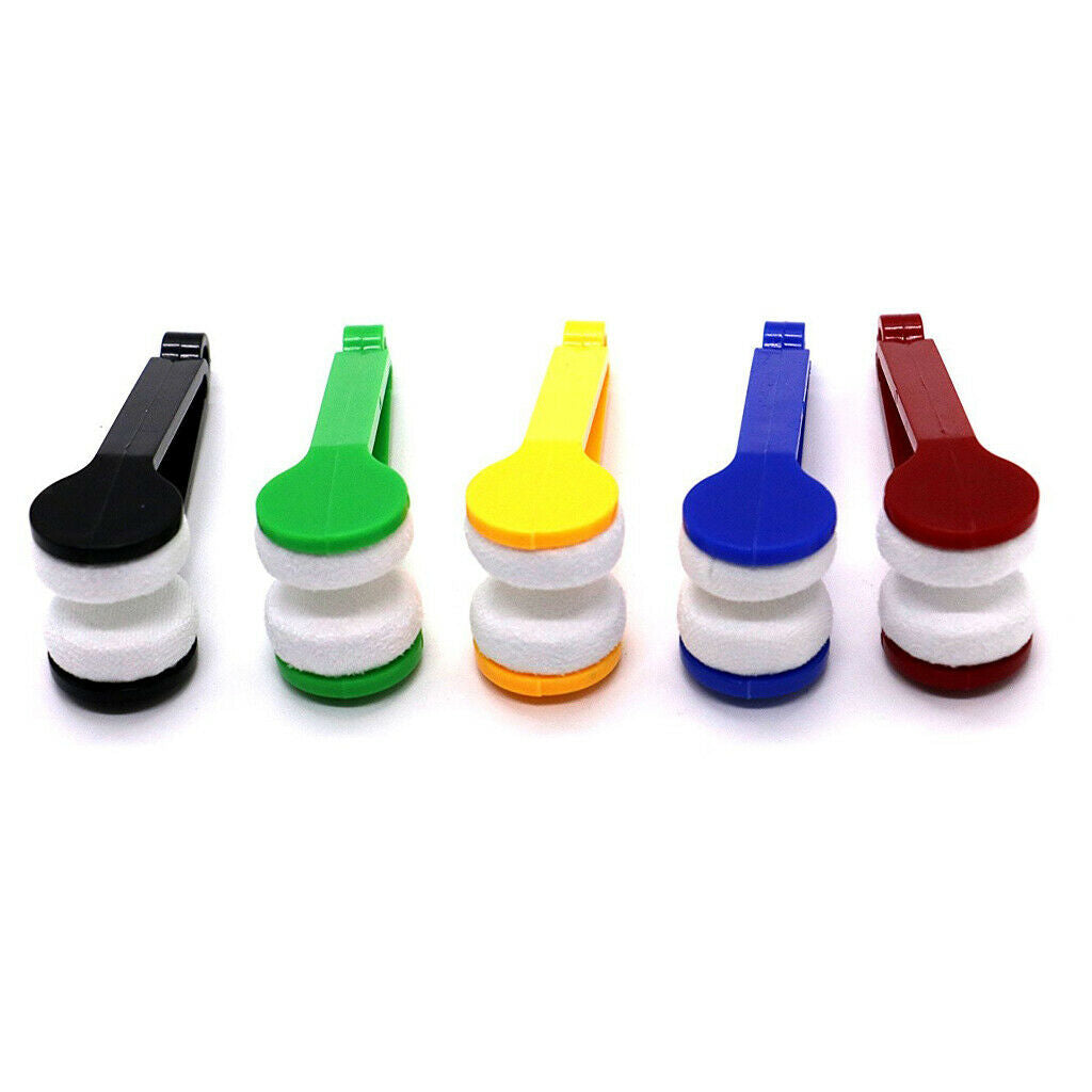Set of 24 Microfiber Spectacles Cleaners Soft Brush Cleaning Tool Eyeglasses