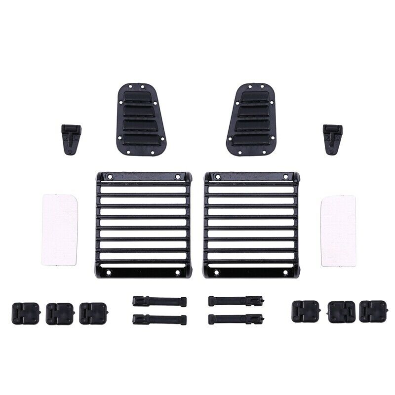 18Pcs Simulation Decoration Front Lamp Guard Door Hinge Intake Grille Engine CB4