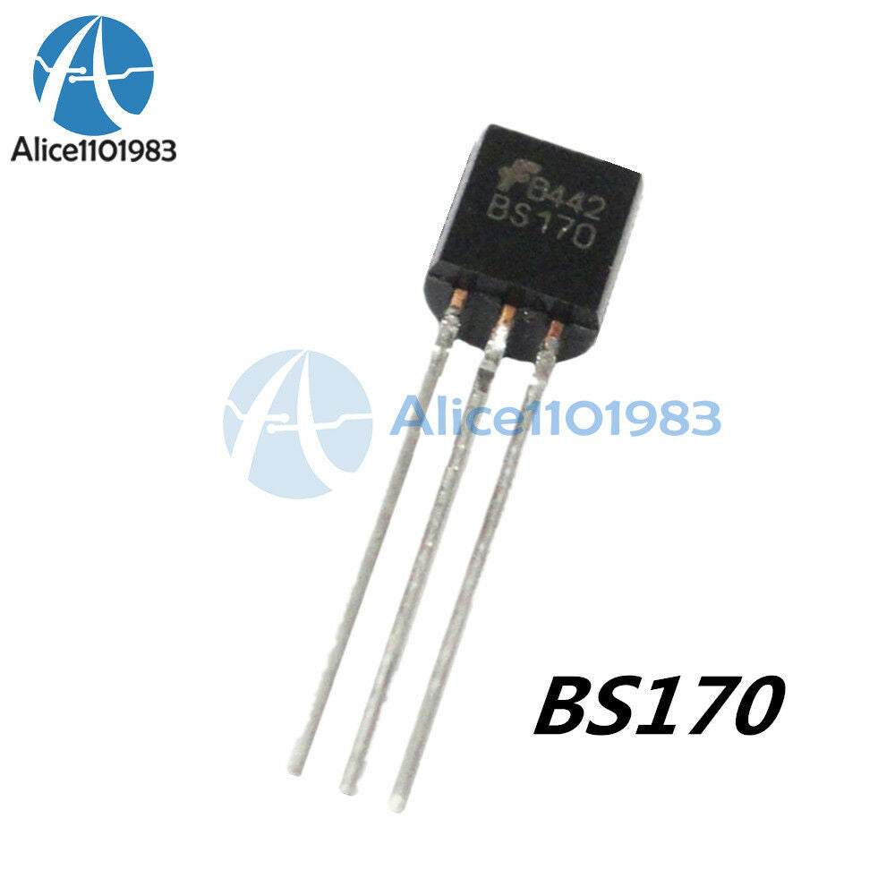 50PCS NEW BS170 MOSFET N-CH 60V 500MA TO-92 FSC