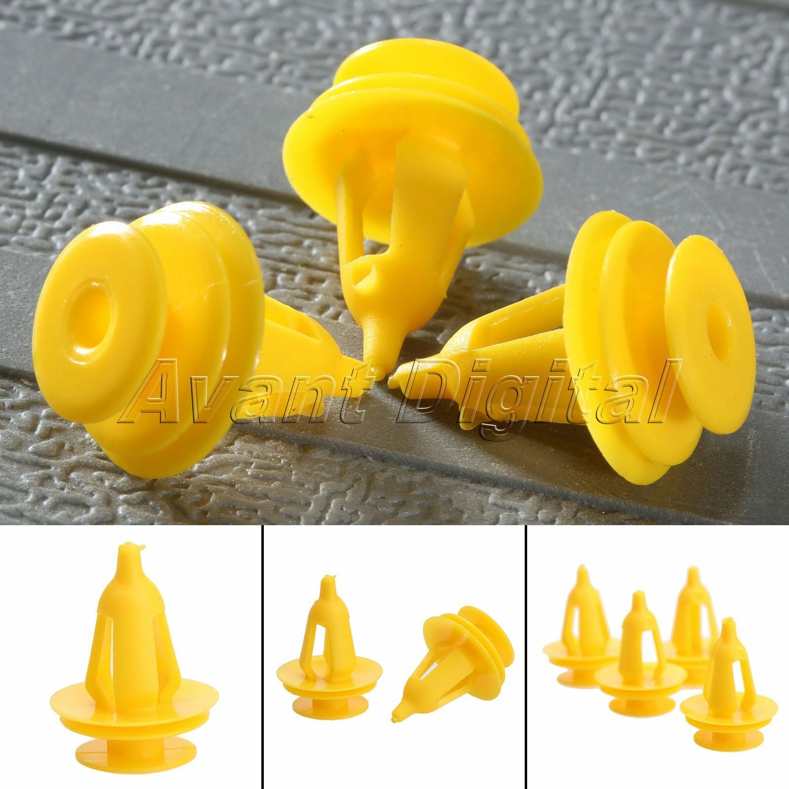50x Nylon Door Panel Retainers Clips for Jeep Grand Cherokee Trim Panel Retainer