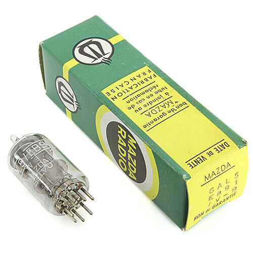 [2pcs] 6AL5 EB91 Tube Lamp for the Socket 7 Pin SOCKET