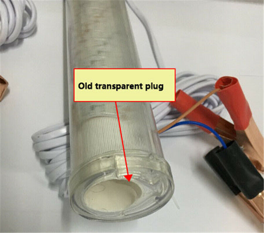 30W LED Green Underwater Submersible Night Fishing Light Boat Squid Fish Lamp