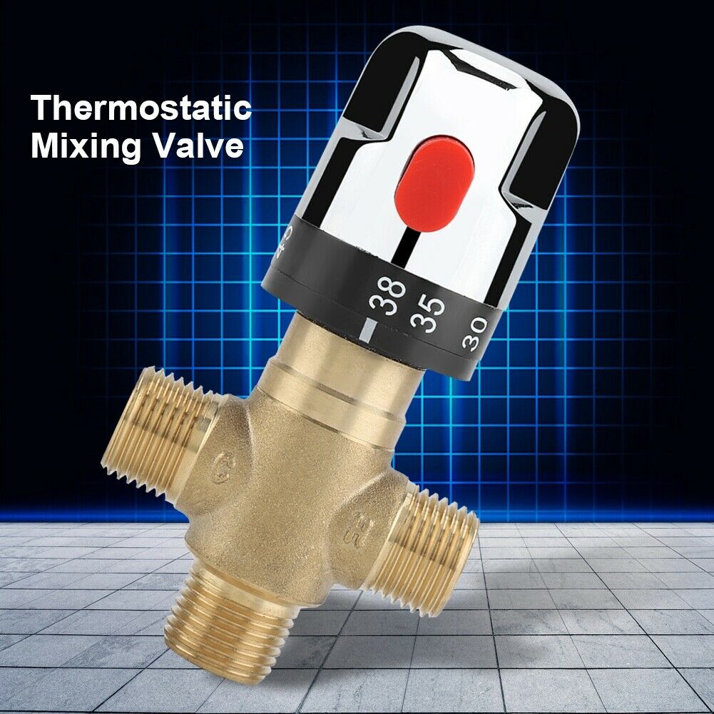 Thermostatic Mixing Valve Pipes Basin Constant Water Temperature Toilets Tap