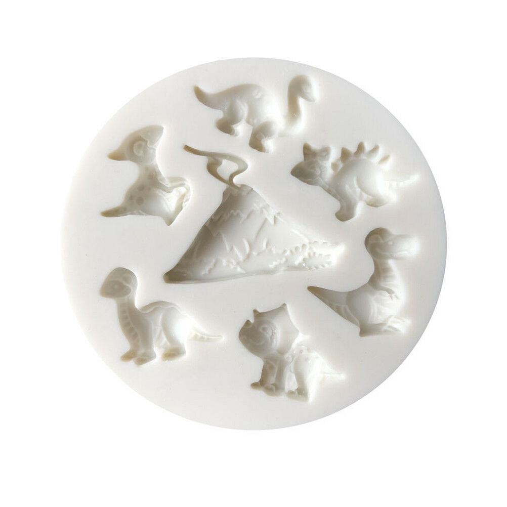 Dinosaur silicone cake mold fondant mold cake decorating tools chocolate .l8