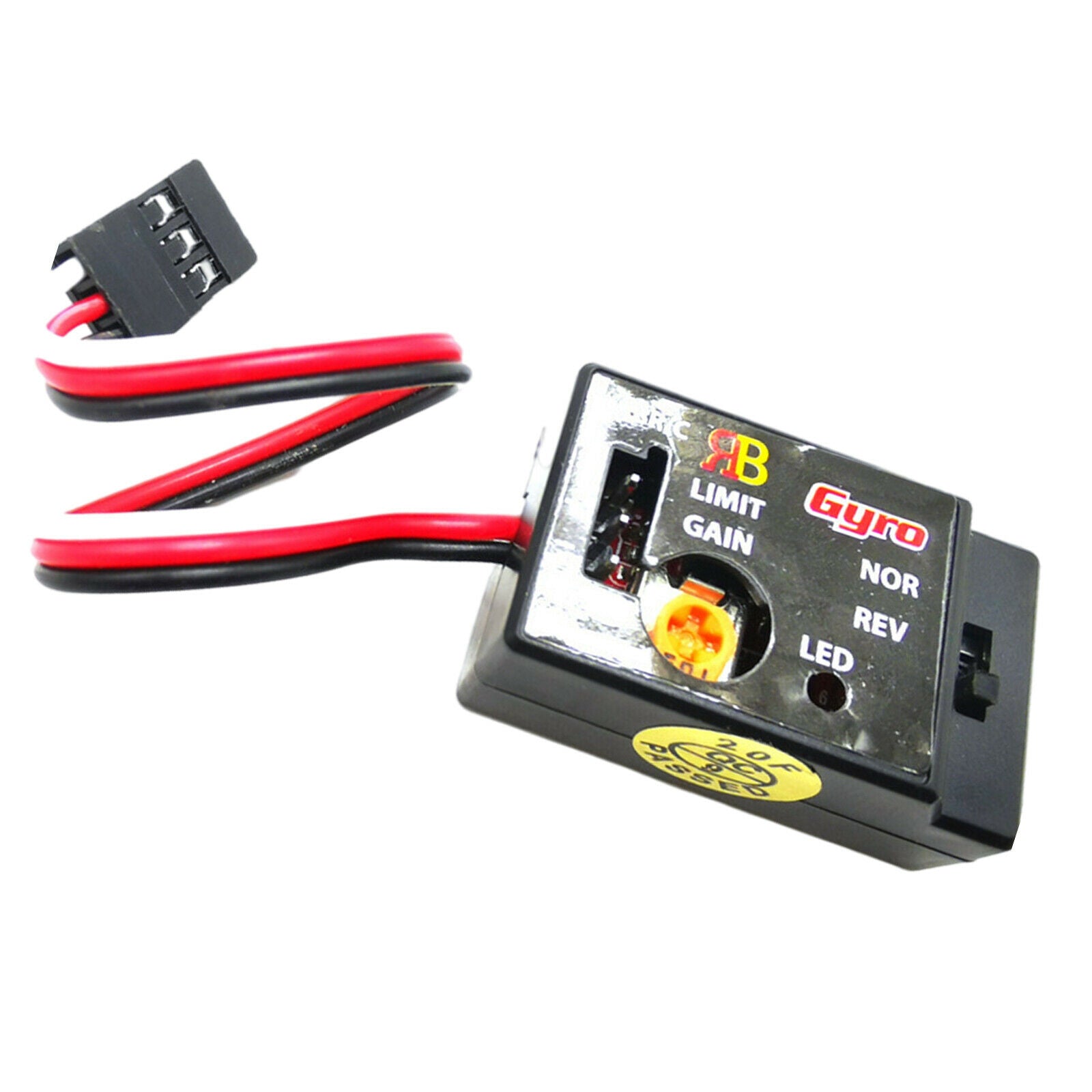 RC Cars Drive Gyro for RC Cars, R484 Sensitivity Analog SMM System Mini RC Car