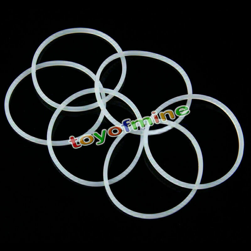 6PCS Replacement Gaskets Rubber Seal Ring For Magic Bullet Flat/Cross Blade HM