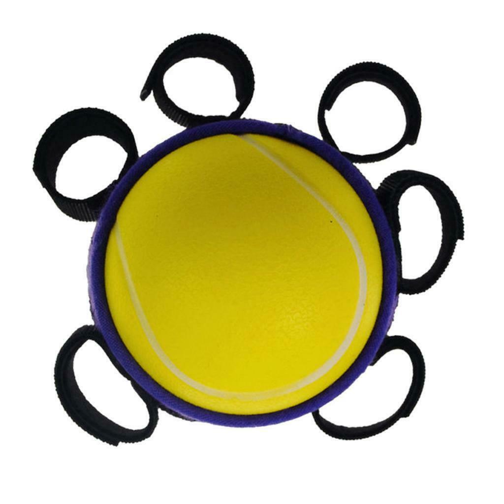 Soft 6 Holes Finger Grip Ball Stiffness Exerciser Muscle Power Strength Ball