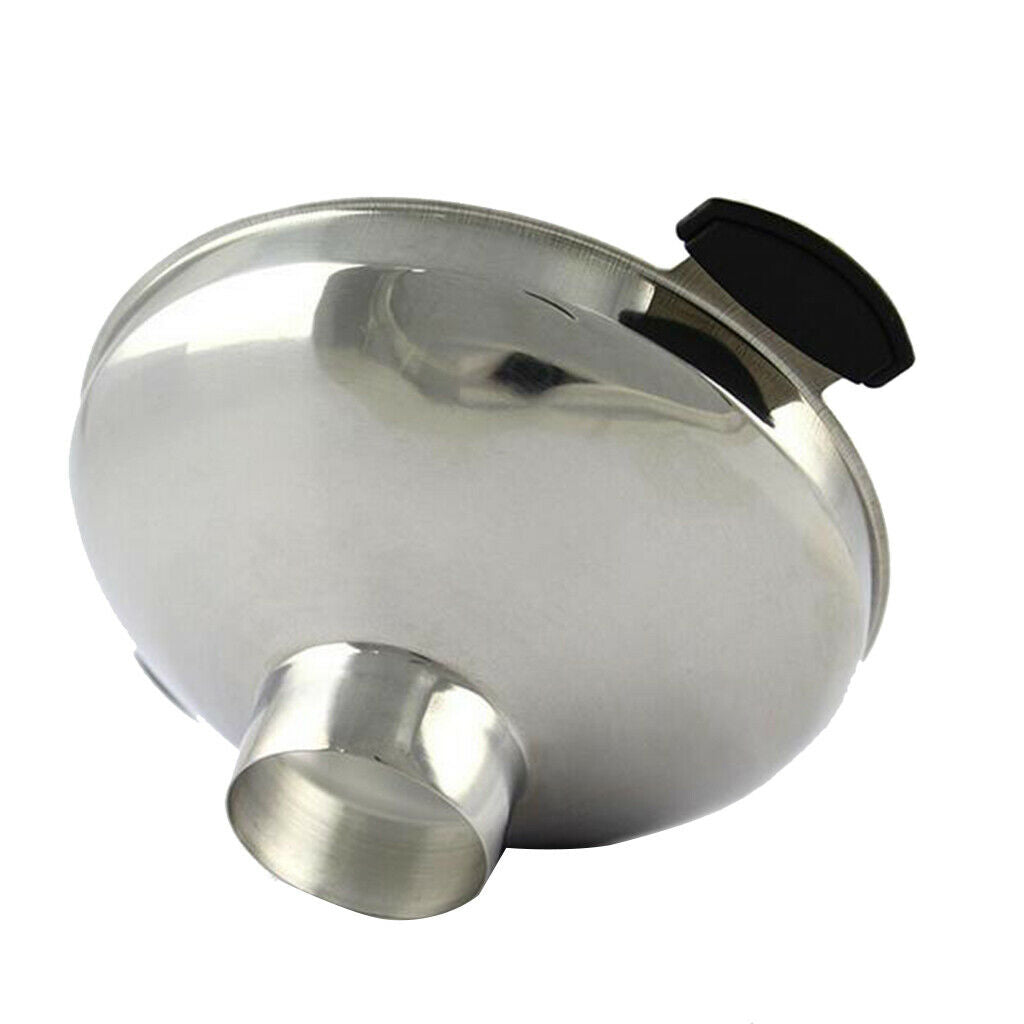 Canning Funnel Stainless Steel Jam Handle Wide Mouth Kitchen Food Funnels