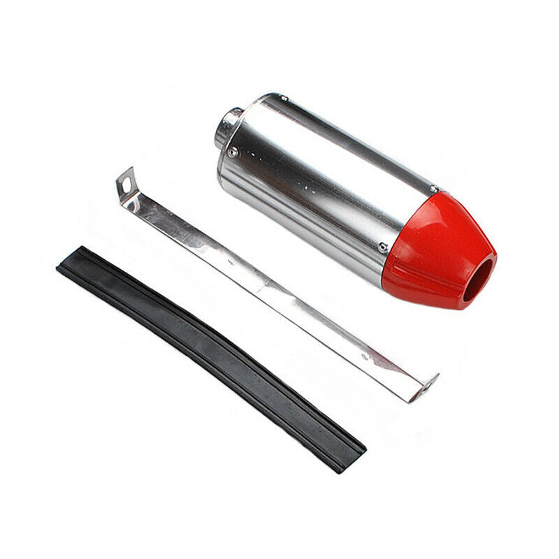 28mm Inner Short Tail Exhaust Muffler Pipe For 90 110 125cc Motorcycle Bikes ATV