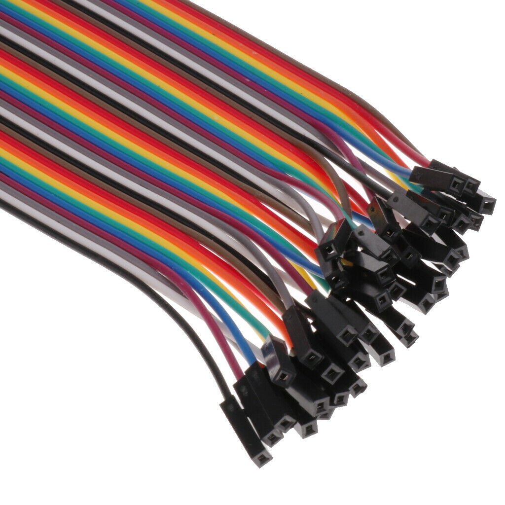 120pcs Multicolored Dupont Wire Kit Breadboard Jumper Wires Ribbon Cables