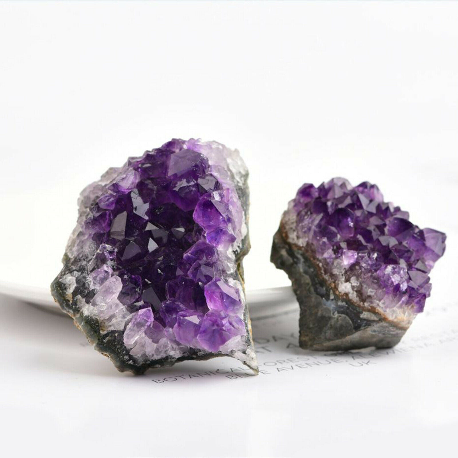 Natural Amethyst Quartz Geode Druzy Cluster Specimen Gem Pure Aura 40-50g