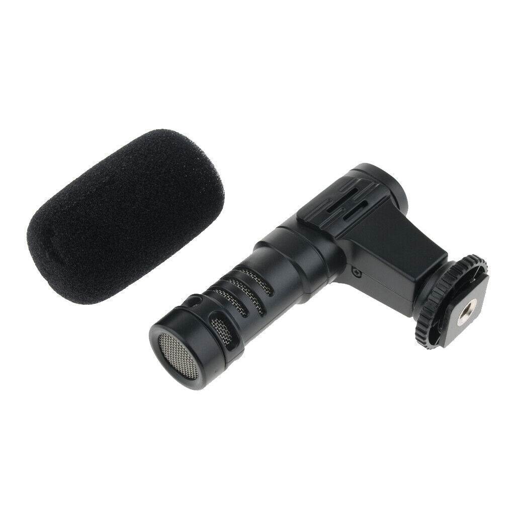 MIC-06 External 3.5mm Mini Mono Microphone Mic for Nikon Pentax DSLR Camera