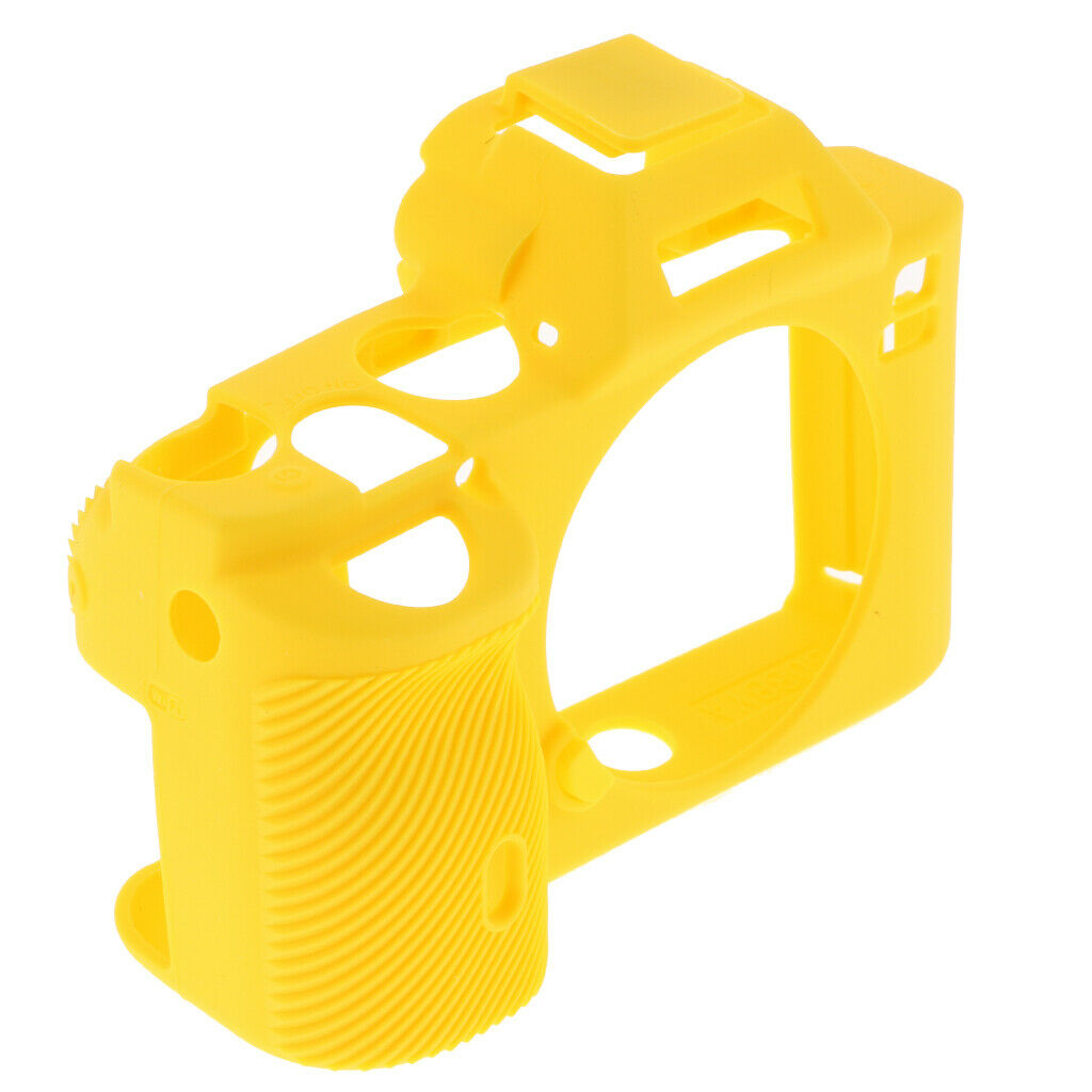 Soft Case for Sony A7R A7M A7 Silicone Cover Dustproof Housing Skin Yellow