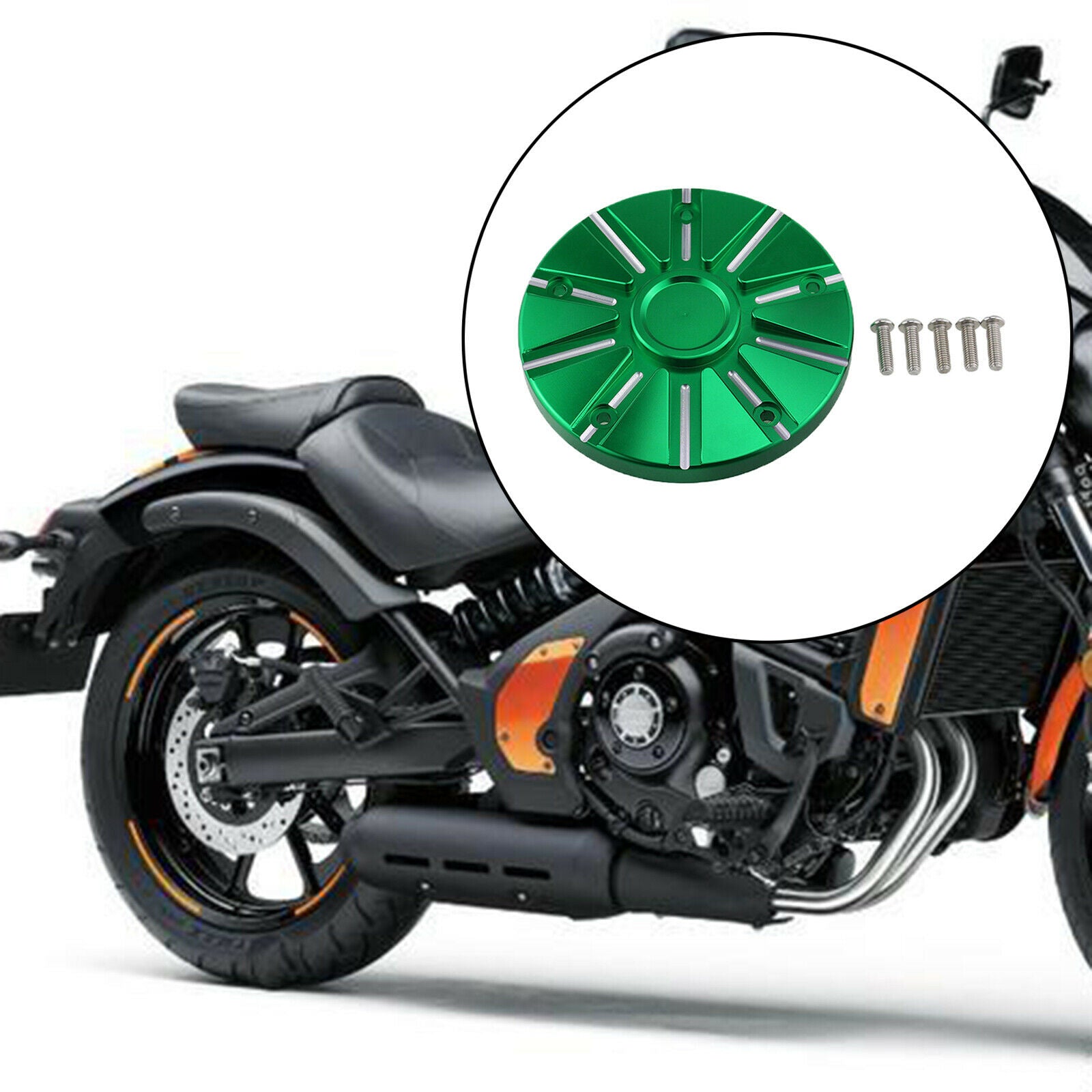 Engine Cover Protector Guard for Kawasaki Vulcan Motorbike Fittings Green