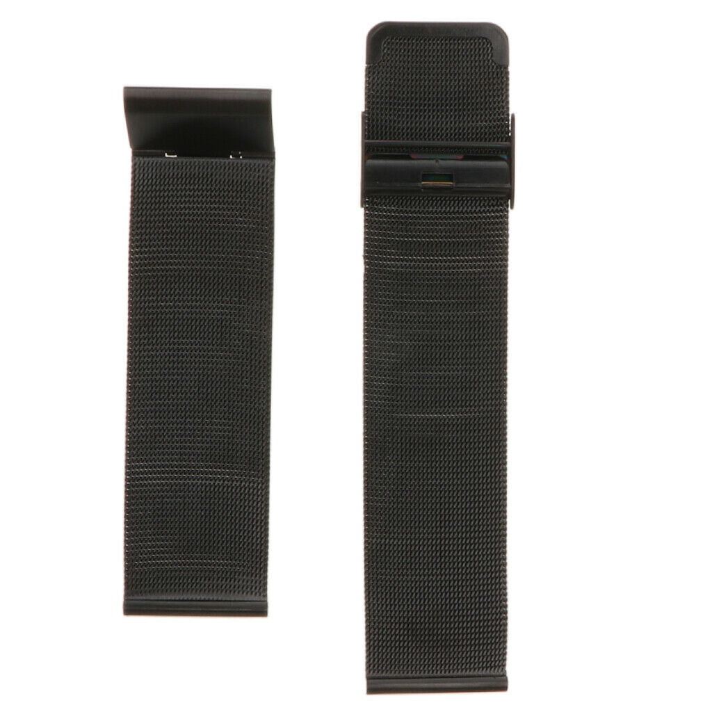 Loop Wristband Strap For Suunto Spartan Sport Watch Stainless Steel black