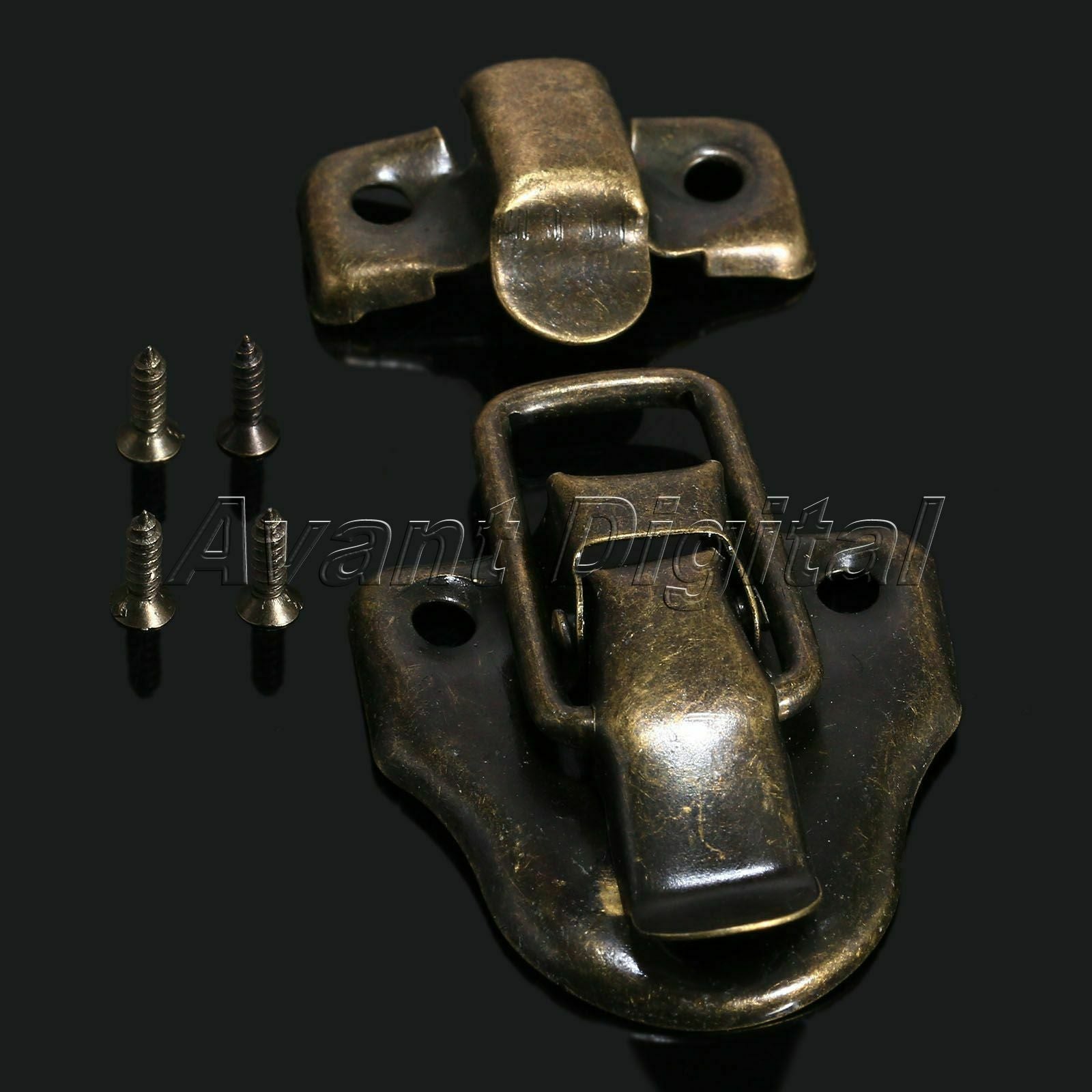 4X New Jewelry Chest Box Suitcase Case Trunk Buckles Toggle Latch Catch Clasp