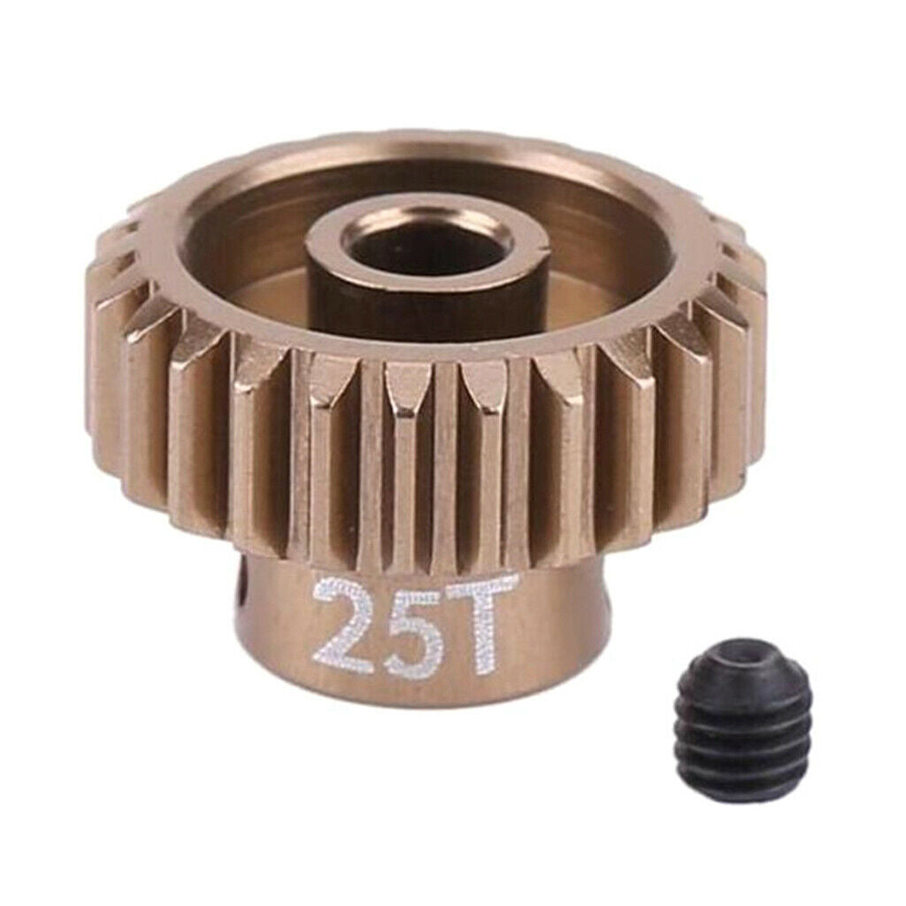 14.2mm Pinion Gear for RC 1:10 Brushed Brushless Motor Upgrade Kits (48P 25T)