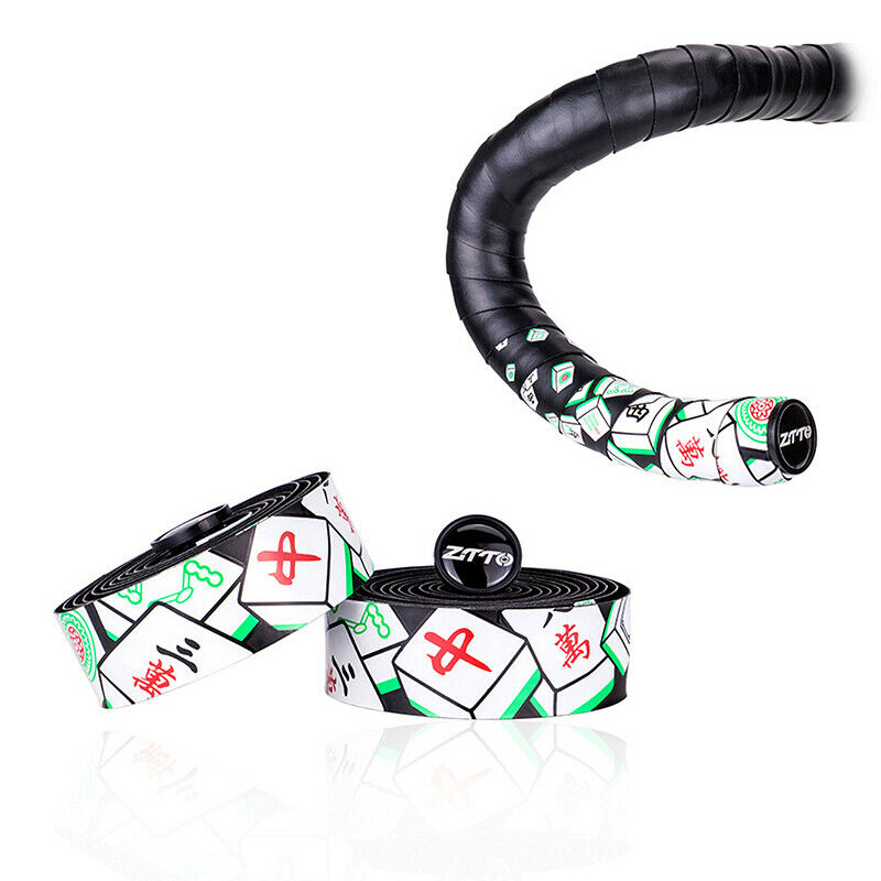 Road Bike Bar Tape Chinese style Mahjong Handlebar PU Tape Durable Shock-Proof