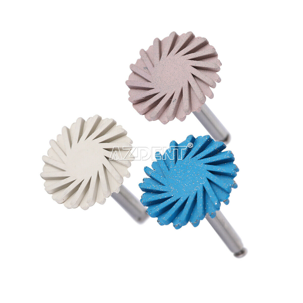 10XDental RA Disc Composite Polishing Diamond System 14mm Wheel 6pcs/Set AZDENT
