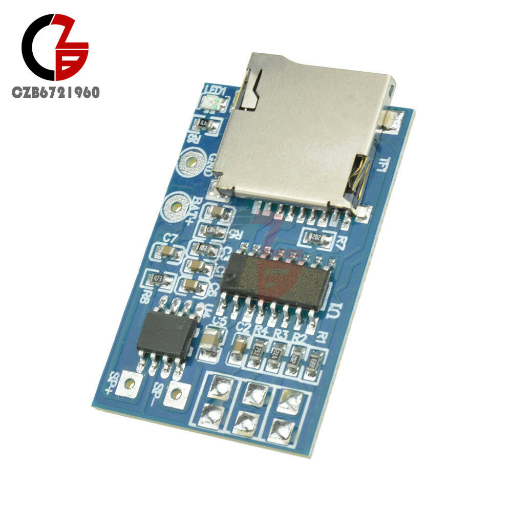 2PCS GPD2846A TF Card MP3 Decoder Board 2W Amplifier Module for Arduino New