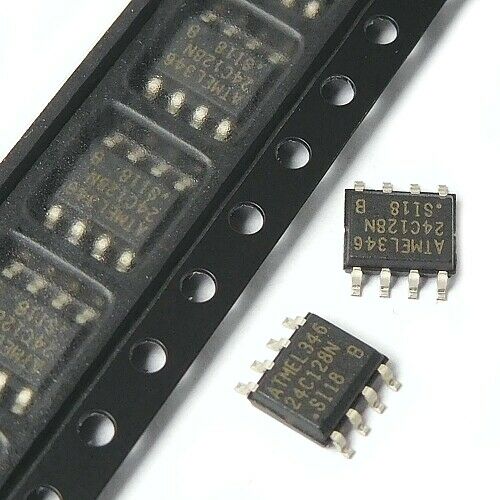 [10pcs] AT24C128N-10SI-1.8 128Kbit Ser EEPROM 1.8V SO8